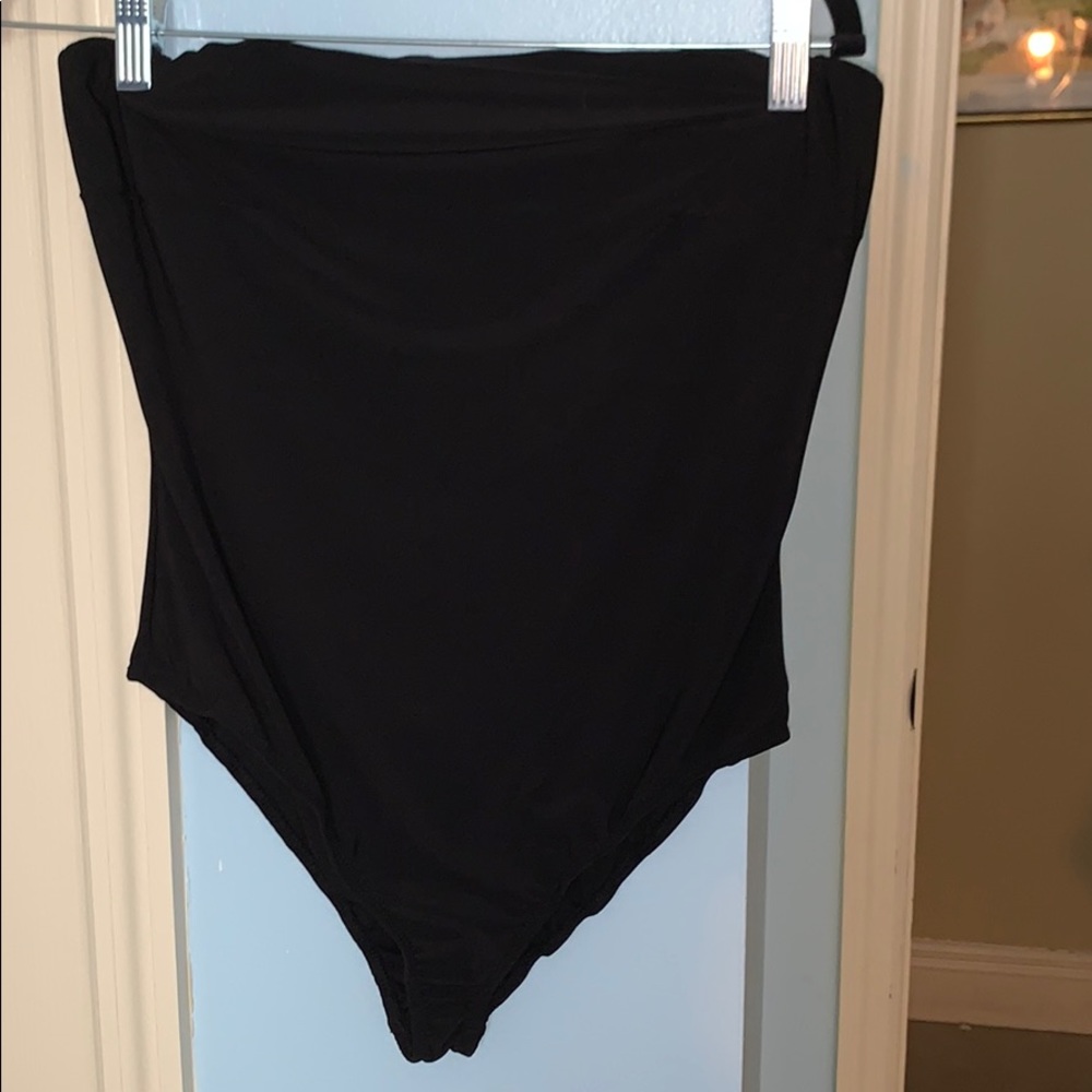 Black one piece tube top